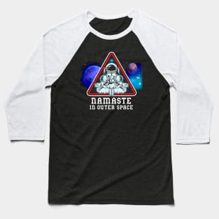 Namaste in Outer Space Baseball T-Shirt